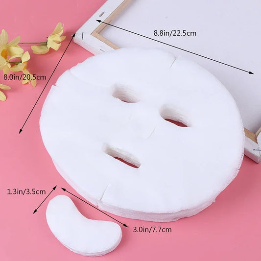 100pcs Disposable Face Mask Sheet