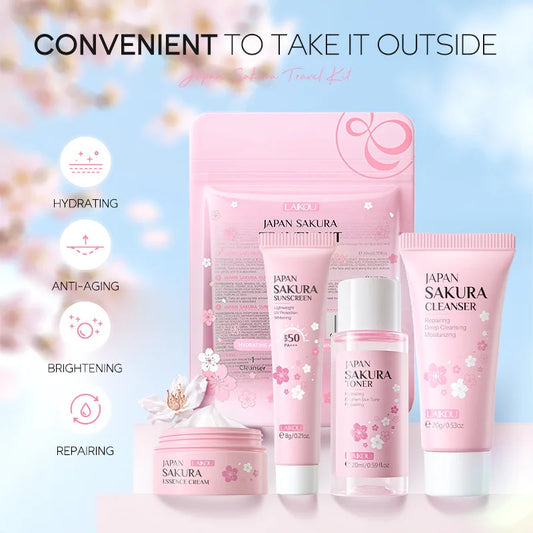 Japan Sakura Face Care Mini Travel Kit