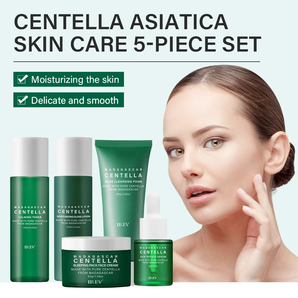 Centella Skin Care Set Facial Cleanser Sakura Essence